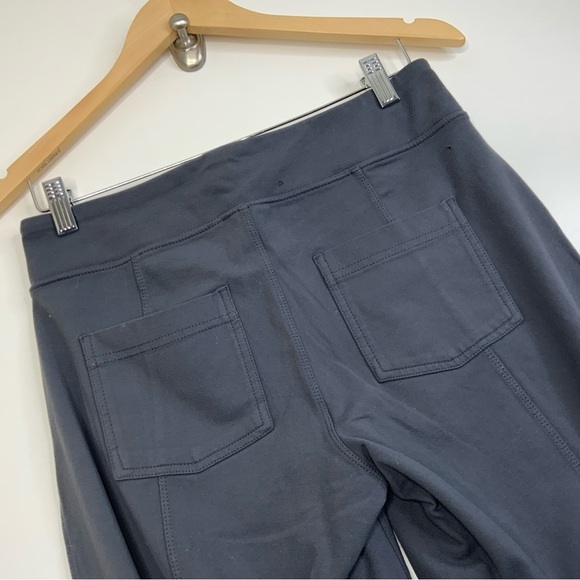 Athleta Dark Gray Wide Leg Athletic Leisure Leggings. Women size M. - Picture 3 of 7